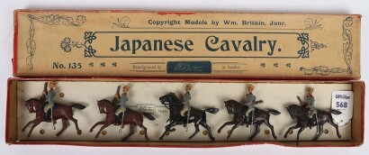 Britains boxed set 135 Japanese Cavalry, first version 1904,