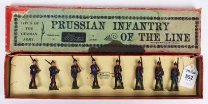 Britains boxed set 154 Prussian Infantry of the Line, first version 1908,