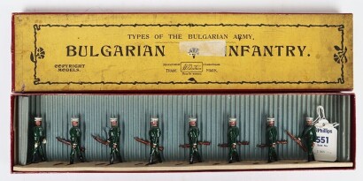 Britains boxed set 172 Bulgarian Infantry, second version 1925,