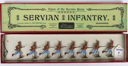 Britains boxed set 173 Serbian Infantry, second version 1925,