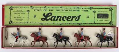 Britains boxed set 175 Austrian Lancers, first version 1913,