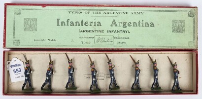 Britains boxed set 216 Argentine Infantry, 1924,