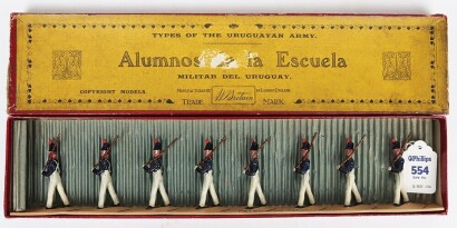 Britains boxed set 221 Uruguayan Cadets, 1924,
