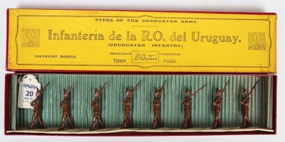 Britains boxed set 222 Uruguayan Infantry, 1924,