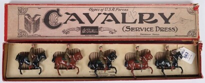 Britains boxed set 229 U.S Cavalry, Service dress, 1926,