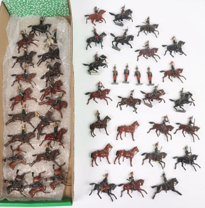 Collection of Britains Hussars,