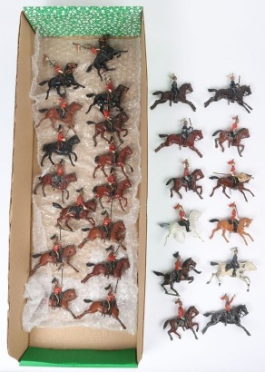 Britains collection of Dragoon Guards and Dragoons,