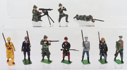 Britains professionally repainted/modified European Infantry, Troops and Guards,