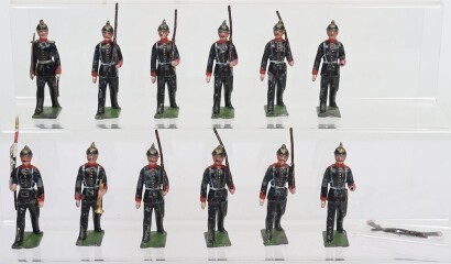 Noris of similar 60mm solid lead Prussian Infantry,