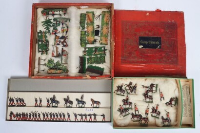 Haffner 30mm semi flat boxed French camp set, circa 1875,