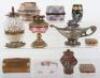 A mixed lot to include a selection of table lighters and pill boxes - 2