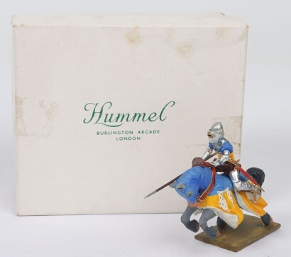 Frederick Ping Heraldic Knight Sieur Piers de Villiers in tournament,