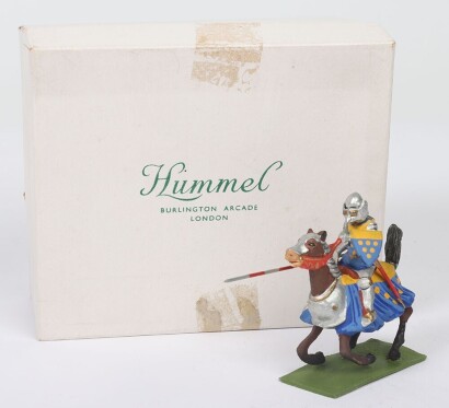 Frederick Ping Heraldic Knight Comte de Tankerville in tournament,