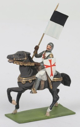 Frederick Ping Heraldic Knight Templar with Beauseant,