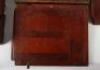 A 19th century mahogany plate camera (no lens), parts only - 4