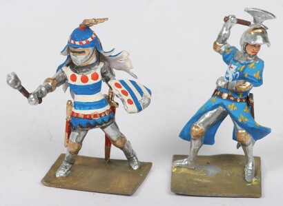 Two Frederick Ping Heraldic Knights,