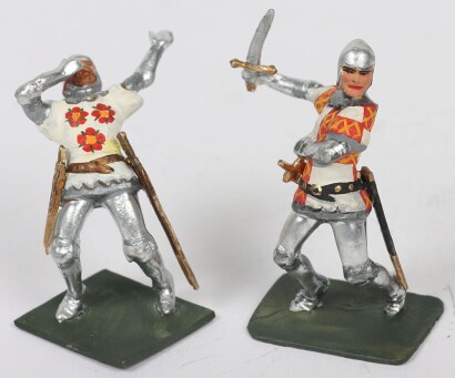 Two Frederick Ping Heraldic Knights,
