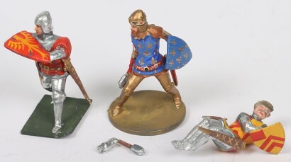 Three Frederick Ping Heraldic Knights in action,
