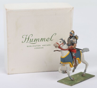 Lead painted Empire Genghis Khan figure,