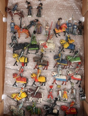 Timpo lead painted Knights,