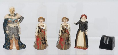 Courtenay and other lead painted historical figures,