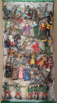 Lead painted Robin Hood Series figures,
