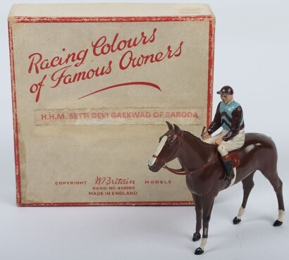Britains Post War Racing Colours of Famous Owners H.H.M. Setti Devi Gaekwad of Baroda