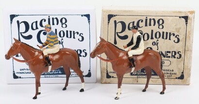 Two Britains Pre War Racing Colours of Famous Owners