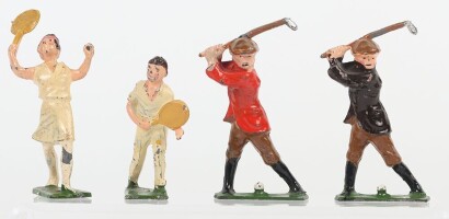 Two Johillco Pre War Golfers Lead Figures