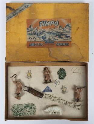 Timpo boxed Arctic Series set, circa 1950,