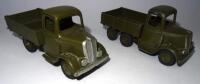 Britains Army Lorries, 1334, four wheel and 1335 six wheel