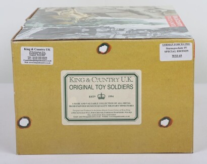 King & Country &lsquo;WWII German Forces&rsquo; series WSS69 Sturmgeschutz IV tank,