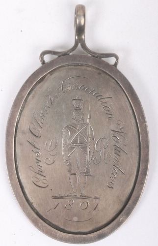 Napoleonic Period Merit Award to Christchurch Association Volunteers.