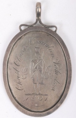 Napoleonic Period Merit Award to Christchurch Association Volunteers.