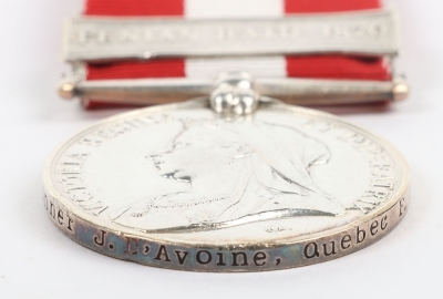 Canada General Service Medal for the 1870 Fenian Raid to the Quebec Field Battery - 4