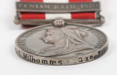 Canada General Service Medal for the 1870 Fenian Raid to the Quebec Provisional Battalion - 4