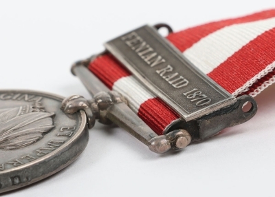 Canada General Service Medal for the 1870 Fenian Raid to the Quebec Provisional Battalion - 5