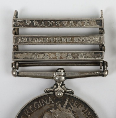 2nd Boer War Campaign Medal Pair to a Recipient in the 5th (Royal Irish) Lancers, Who was Severely Wounded in the Action at Van Wyksvlei in August 1900. - 2