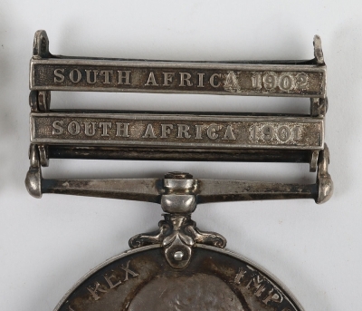 2nd Boer War Campaign Medal Pair to a Recipient in the 5th (Royal Irish) Lancers, Who was Severely Wounded in the Action at Van Wyksvlei in August 1900. - 3