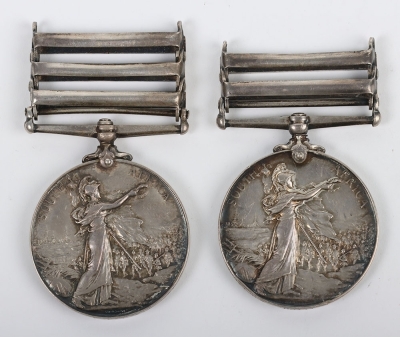 2nd Boer War Campaign Medal Pair to a Recipient in the 5th (Royal Irish) Lancers, Who was Severely Wounded in the Action at Van Wyksvlei in August 1900. - 4