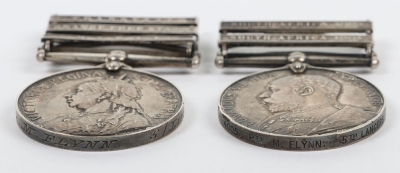 2nd Boer War Campaign Medal Pair to a Recipient in the 5th (Royal Irish) Lancers, Who was Severely Wounded in the Action at Van Wyksvlei in August 1900. - 5