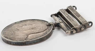 2nd Boer War Campaign Medal Pair to a Recipient in the 5th (Royal Irish) Lancers, Who was Severely Wounded in the Action at Van Wyksvlei in August 1900. - 6