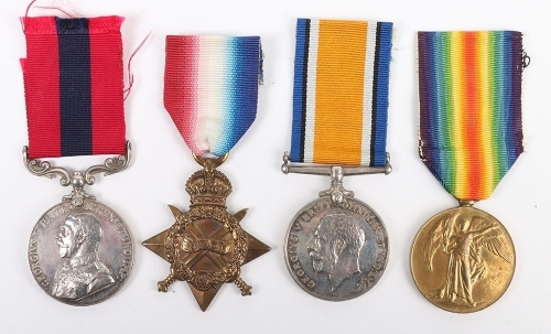1915 Battle of Festubert, Distinguished Conduct Medal Group of 4 to the 6th Battalion London Regiment (The Rifles).