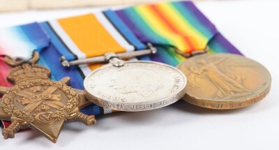A Great War Cavalry 1914 Star Trio of Medals to 7th (The Princess Royals) Dragoon Guards - 3