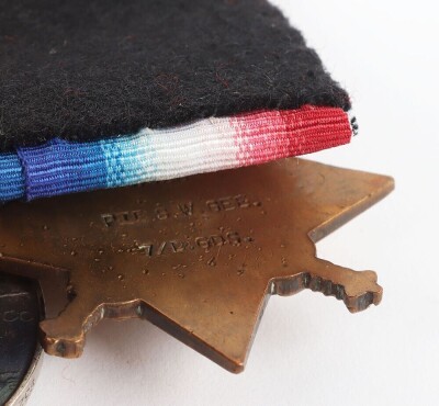 A Great War Cavalry 1914 Star Trio of Medals to 7th (The Princess Royals) Dragoon Guards - 4