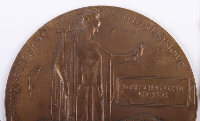 WW1 Great War Memorial Plaque & 15 Star Trio, Somme 1916, Killed in Action, 21st Manchester Regt, '6th City Pals' - 4