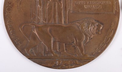 WW1 Great War Memorial Plaque & 15 Star Trio, Somme 1916, Killed in Action, 21st Manchester Regt, '6th City Pals' - 5