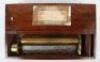 A 19th century Swiss combed mahogany cylinder music box