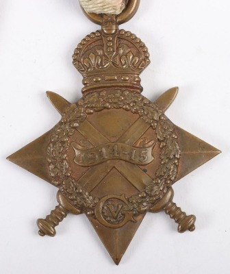 WW1 Great War Memorial Plaque & 15 Star, 1916 Somme Killed in Action, Kings Shropshire Light Infantry. - 4