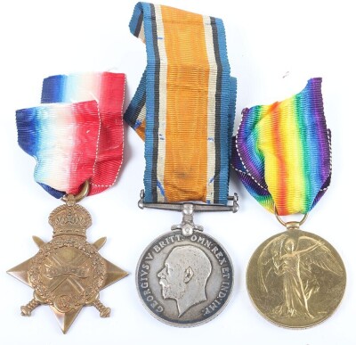 WW1, Great War British 14/15 Star Medal Trio, Gallipoli, Killed In Action, 5th Wiltshire's.
